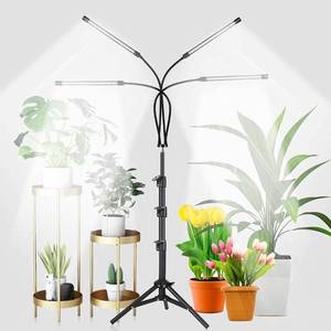 lot 17017 image: GHodec Grow Light with Stand, 5500K Full Spectrum Gooseneck Floor Plant Light for Indoor Plants Growing,5 Dimmable Levels & Auto OnOff Timer,Tripod Stand Plant Lamp Height Adjustable