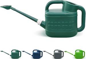 lot 10230 image: 2 Gallon Watering Can, Garden Watering Can Outdoor, Plant Water Can with Removable Long Spout and Stainless Steel Sprinkler Head, Large Plastic Outdoor Watering Cans for Gardening Flower Plants