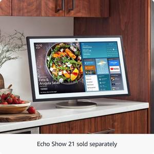 lot 10245 image: Amazon Premium Adjustable Stand  Designed for Amazon Echo Show 21 (sold separately)