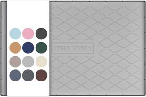 lot 10260 image: URMONA 34 x 19 Waterproof Silicone Mat in Multiple Sizes & Colors, Under Sink Mat for Kitchen & Bathroom, Pet Food Pad for Dogs & Cats, Kitchen Cabinet Liner, Multi-Purpose for Storage(Light Grey)