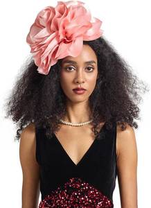 lot 17130 image: Flower Fascinator for Women Tea Party Derby Hat Cocktail Wedding Bridal Fascinators Headband for Women