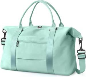 lot 17142 image: Travel Duffle Bag, Waterproof Weekender Bag Carry On Tote Bags for Women, Travel Essentials Sport Gym Bag for Men, Hospital Bag for Labor and Delivery, Overnight Bag Luggage Bag with Trolley Sleeve