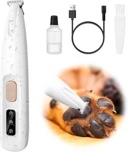 lot 17154 image: Palksky Dog Paw Trimmer, Upgraded 18mm-Blade Electric Dog Clippers for Groomming-with Led Display, Waterproof Pet Micro Precisiion Trimmer, Rechargeable Hair Shaver for Paws, Ears, Face, Rump-and Eyes