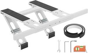 lot 17165 image: No-Drill AC Window Bracket, Air Conditioner Support Bracket for SingleDouble Hung Windows, Heavy Duty Epoxy-Coated Steel Holds Up to 300lbs, Easy Installation & Adjustable