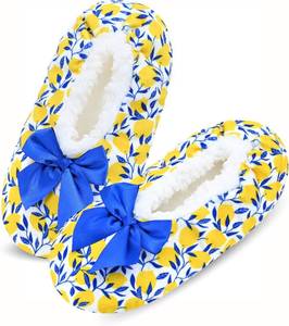 lot 17200 image: Keyela Womens Cozy&Warm Slipper Socks with Grippers-House Socks, Size Medium