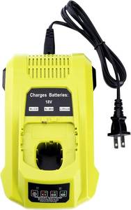 lot 17214 image: P117 18 Volt Dual Chemistry IntelliPort Charger Compatible with Ryobi One Lithium Ion and NiCad Battery
