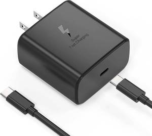 lot 17402 image: 2026 45W Super Fast Charger USB C Android Phone Charger Fast Charging Compatible with Samsung Galaxy S25S25 UltraS25S26 UltraS26S26S24 UltraS23S22S20S21Note 10,Galaxy Tab, 6ft C Cable