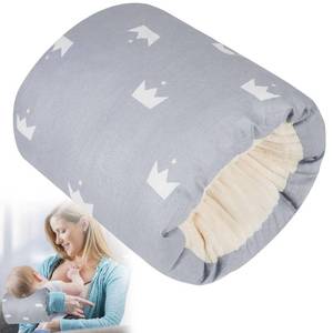 lot 17423 image: Baby Feeding Arm Pillow,Soft Cotton Bottle Nursing Arm Pillows for Newborn,Breastfeeding Pillows for More Support for Mom and Baby,Portable and Washable,Ergonomic Nursing Essentials(Grey Crown)