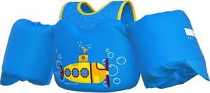 lot 17430 image: Dark Lightning Toddler Swim Vest for Kids Ages 2-7, Kids Pool Floaties with Arm Wings, USCG Approved Life Jacket for Boys Girls, 33-55 lbs