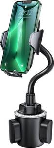 lot 17446 image: andobil Military-Grade Cup Holder Phone Holder, Solidest Metal Gooseneck Universal Cup Phone Holders for Your Car Truck Golf, 360  Adjustable Cup Holder Cell Phone Mount for iPhone Samsung Google