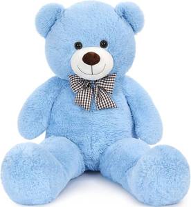 lot 17461 image: MaoGoLan Giant Teddy Bear Plush Toy - Ultra Soft & Cute Large Stuffed Animal 39 inches, Perfect for Baby Showers, Birthdays, Valentine Day Gifts (Kids, Couples, Family),Blue
