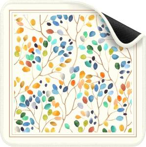 lot 17477 image: Deyimmei Mahjong Mat for Table - Non-Slip Mahjong Table Cover with Storage Pockets, Perfect Mahjong Accessories & Gifts for Women, Men, and Mahjong Enthusiasts (Floral Cascade)