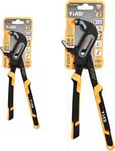 lot 17709 image: Groove Joint Pliers 810 Inch V-Jaw Water Pump Pliers With 7-Position Push Locks,Adjustable Tongue and Groove lock Pliers Rubber Grip Handle Tools Set for Home Auto Repair,Nuts,Bolts,Pipe 2 Piece