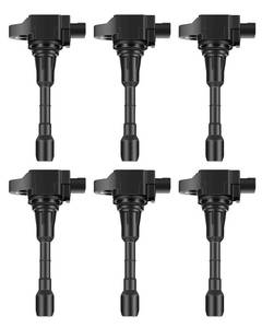 lot 19560 image: ECCPP Ignition Coils Pack of 6 Compatible for NISSAN A-ltima M-axima M-urano Q-uest 2007-2017 for INFINITI EX35 FX35 V6 3.5L 2008-2012 Replacement for UF550 C1670 - Retail $54