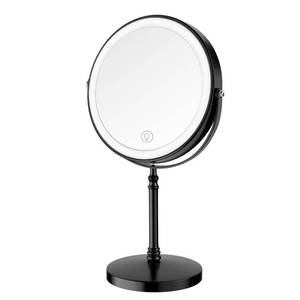 lot 24140 image: DEIOVWXS Makeup Mirror, 3000mAh Rechargeable Double-Sided Magnifying Vanity Mirror with 3 Colors, 1X10X, Adjustable Brightness, Gifts for Mom, Mothers Day, Women, Wife, Girls, Dorm Room Essential - Retail $44