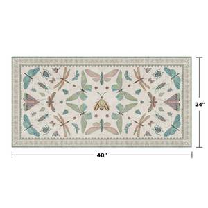 lot 24153 image: Hazo Haus Mint Green Washable Bathroom Rug - 2x4 Small Kitchen Rugs for Front Door Indoor Entrance, Low Pile Stain Resistant, Colorful Cool Aethestic - Retail $31