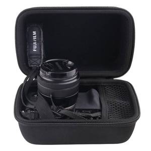 lot 28119 image: JINMEI Hard EVA Carrying Case Compatible with Compatible with Fujifilm X-T50,X-T5,X-T30 II, X-T30, X-T10, X-T20 Mirrorless Digital Camera storage box(Fits 15-45mm Lenses) (black) - Retail $23