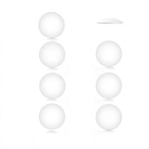 lot 42695 image: LeFix 8 Pcs Laptop Rubber Feet (0.7inch Diameter), Non-Slip Replacement Bottom Feet for MacBook ProAir Case,Fit for Various Flat Surface - Retail $6