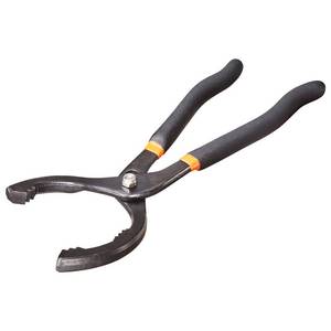 lot 43074 image: Spurtar 12 Oil Filter Pliers, Adjustable Oil Filter Wrench, Fits Filters 2-12 to 4-12 (64-115mm) for 4S Shop Auto Repair Mechanic DIY Generator Small Engine - Retail $9