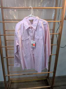lot 6 image: Walls Cowgirl Ranch Wear Pink Western Shirt 3XL