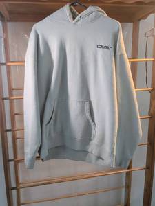 lot 43 image: CMBT Embroidered Logo Pullover Hoodie in Sage Green
