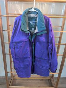 lot 56 image: L.L. Bean North Col Gore-Tex Mens XXL Tall Jacket Purple Teal
