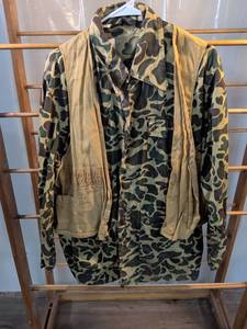lot 71 image: Kmart Camo Hunting Shirt Jacket with Vest XL 100% Cotton