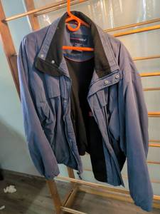 lot 117 image: On Line Mens Blue Fleece-Lined Zip-Up Jacket XXL