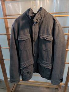 lot 133 image: Aeropostale Mens Wool Blend Multi-Pocket Jacket Size Large