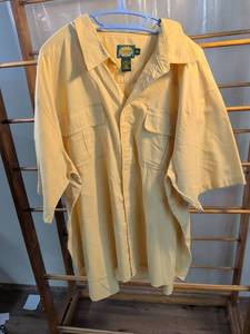 lot 158 image: Cabelas Outdoor Gear Short Sleeve Fishing Shirt 3XL Tall