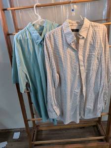 lot 159 image: Cutter & Buck Mens Button-Down Shirts Set of 2 - Size 2XLT