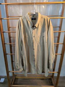 lot 162 image: Minos Long Sleeve Button-Down Shirt 3XLT Tan