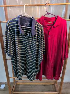 lot 167 image: Mens Big & Tall Polo Shirts Bundle - Liberty Blues & Axist