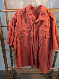 lot 181 image: Boulder Creek Trading Company Mens Short Sleeve Utility Shirt 3XL