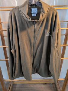 lot 189 image: Ducks Unlimited Full-Zip Fleece Jacket 3XL