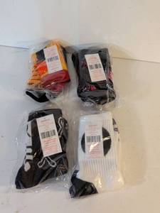 lot 219 image: Epic Sports Crew Socks 4-Pack Assorted Colors