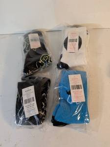 lot 223 image: Epic Sports Crew & Knee Hi Socks Bundle - Small