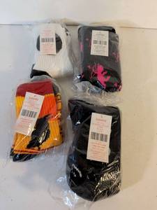 lot 225 image: Epic Sports Crew & Knee-Hi Socks Lot of 4 Pairs