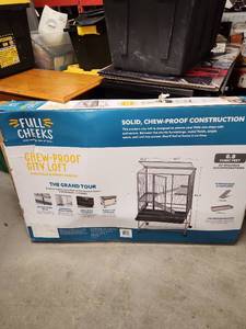 lot 1001 image: Full Cheeks Chew-Proof City Loft Chinchilla & Ferret Habitat