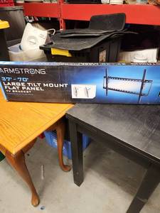 lot 1002 image: Armstrong 37-70 Large Tilt Mount Flat Panel TV Bracket