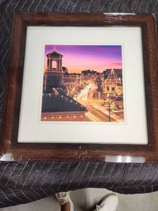 lot 1026 image: Kansas City Plaza Lights Framed Photography Print