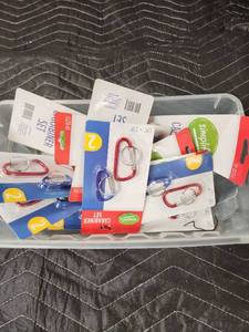 lot 1045 image: Simplify Carabiner Set Lot - Multiple 2-Piece Packs