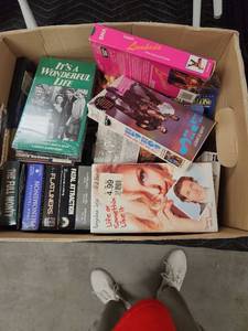 lot 1054 image: Large Lot of Assorted VHS Tapes - Movies and Music Videos