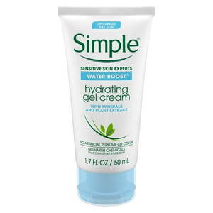 lot 2254 image: Simple Water Boost Hydrating Gel Cream Face Moisturizer 1.7 oz