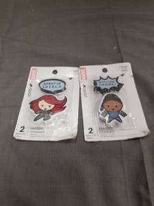 lot 2266 image: Marvel x Yoobi Character Eraser 2-Pack Set - Black Widow & Wakanda Forever