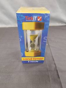lot 2288 image: TickiT Educational 3 Minute Sand Timer