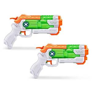 lot 2311 image: XSHOT Water Fast-Fill Micro Water Blaster Toy 2pk by ZURU Manual ABS Blasters for Kids 5