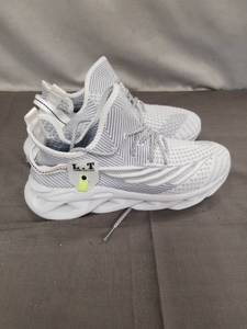 lot 2333 image: DLWKIPV Men Running Shoes Mens Tennis Shoes Lightweight Breathable Fashion Sneakers Non Slip Workout Gym Shoes for Running Size 9