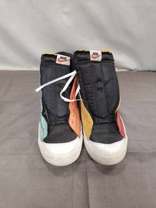 Nike Blazer Mid '77 EMB NBA Multicolor High-Top Sneakers Size US 10 No Shoelaces