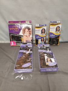 lot 2344 image: Mixed Lot of Synthetic Hair Extensions and Weave Packs